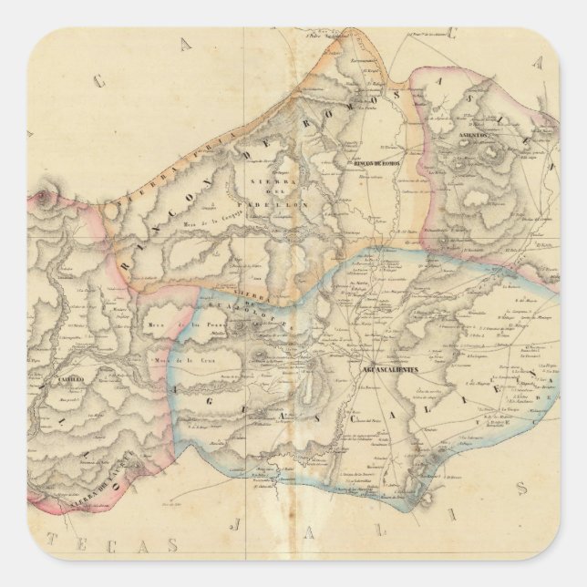 Aguascalientes, Mexico Square Sticker (Front)