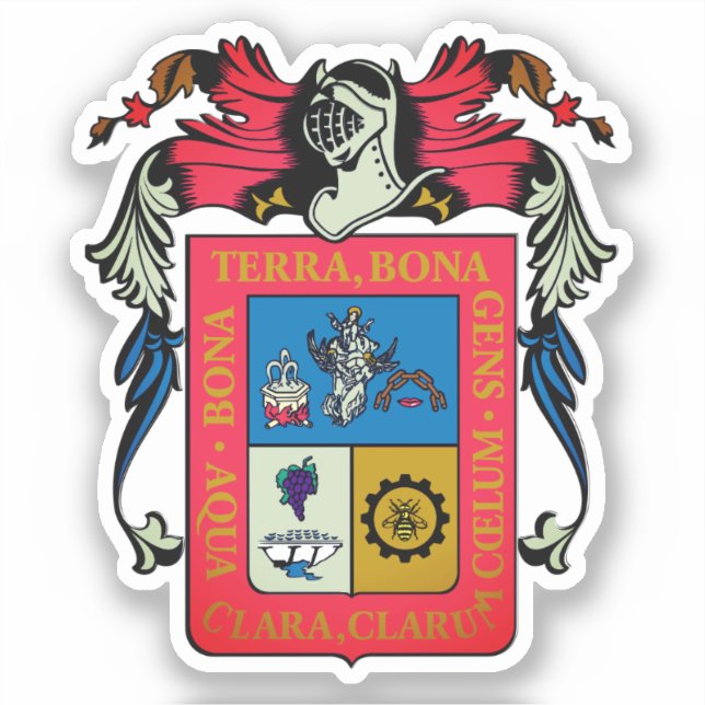 Aguascalientes (state) coat of arms - MEXICO (Front)