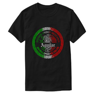 Aguilar Last name Mexico themed T-shirt Men