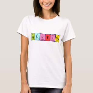 Agustina periodic table name shirt