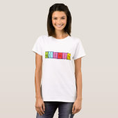 Agustina periodic table name shirt (Front Full)
