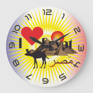 Ägypten - Egypt Uhr Large Clock