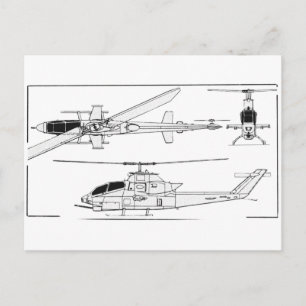 AH1 Blueprint Postcard
