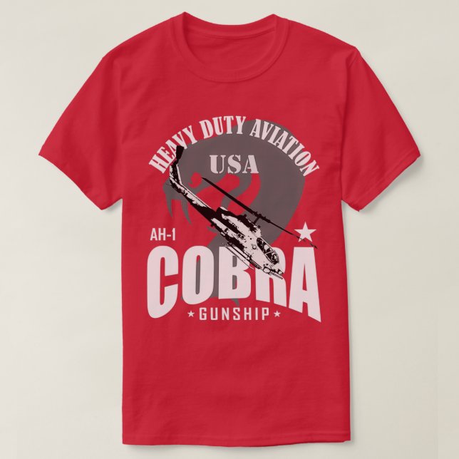 AH1 Cobra Gunship 1  T-Shirt (Design Front)