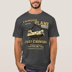 AH47 CHINOOK Transport helicopter T-Shirt