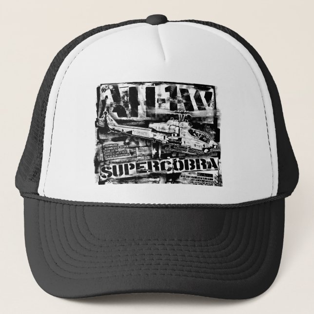 AH-1 SuperCobra Trucker Hat Trucker Hat (Front)