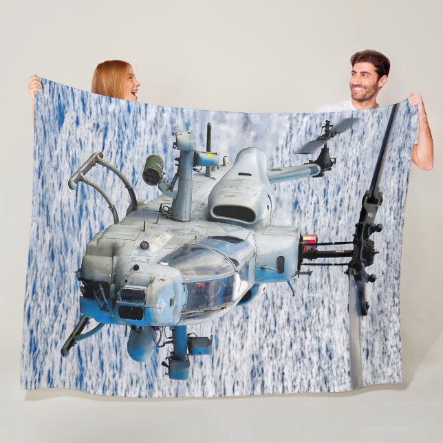 AH-1W SUPER COBRA FLEECE BLANKET (In Situ)