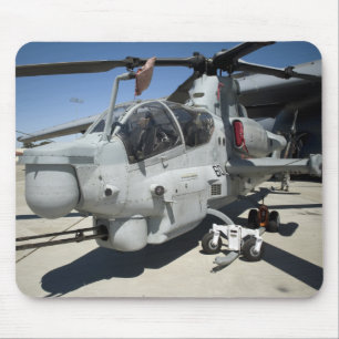 AH-1Z Super Cobra attack helicopter Mouse Mat