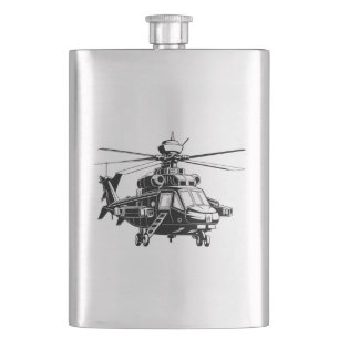 Ah 64 Apache Helicopter Hip Flask