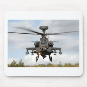 ah 64 apache longbow helocopter military mouse mat