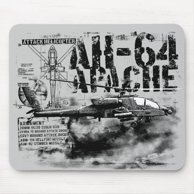 AH-64 Apache Mousepad (Front)