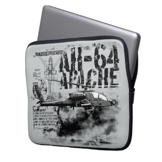 AH-64 Apache Neoprene Laptop Sleeve 13 inch