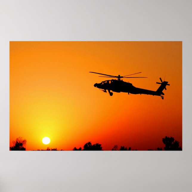AH-64 Apache Poster (Front)