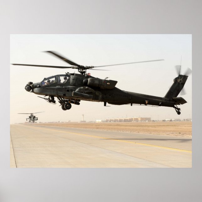 AH-64 Apache Poster (Front)