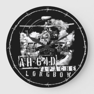 AH-64D Apache Longbow Large Clock