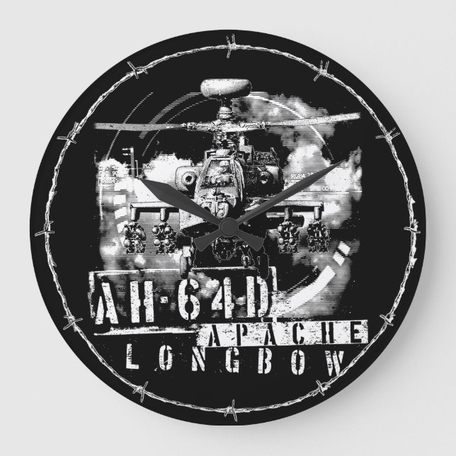 AH-64D Apache Longbow Large Clock (Front)
