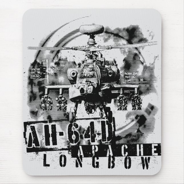 AH-64D Apache Longbow Mouse Mat (Front)