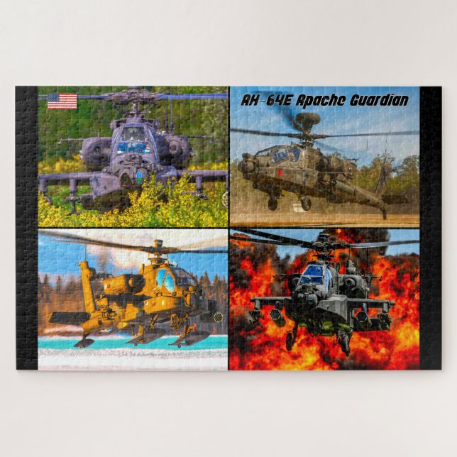 AH-64E APACHE GUARDIAN (20x30 INCH) Jigsaw Puzzle (Horizontal)
