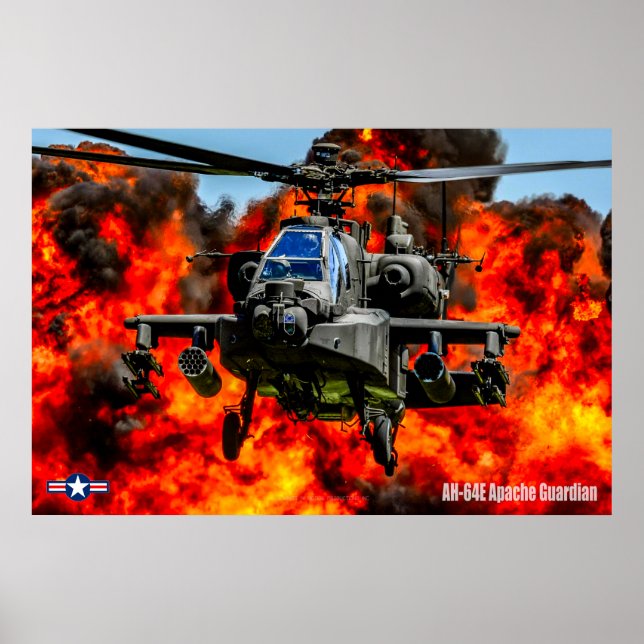 AH-64E APACHE GUARDIAN POSTER (Front)
