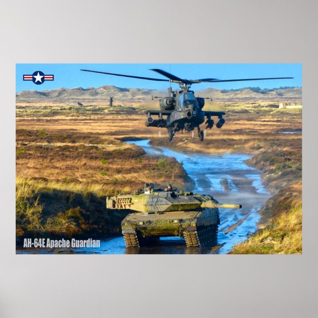 AH-64E APACHE GUARDIAN POSTER (Front)