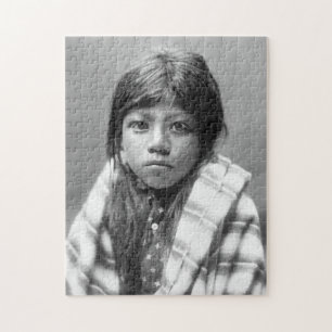 Ah Chee Lo (Native American Girl) Jigsaw Puzzle