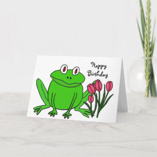 AH- Funny Frog Birthday Card
