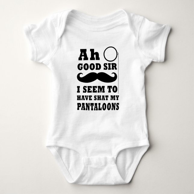 Ah Good Sir Baby Bodysuit (Front)
