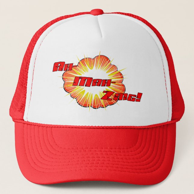 Ah-Mah-Zing Hat! Trucker Hat (Front)