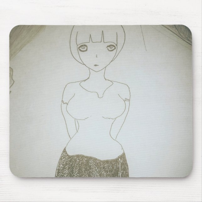 ah melissa what do you want mouse mat (Front)