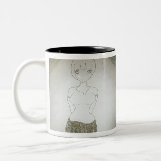 ah melissa what do you want Two-Tone coffee mug