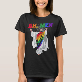 Ah Men Pride Month Human Rights Proud Ally Queer L T-Shirt