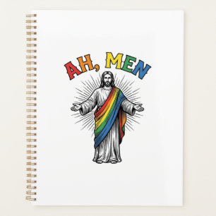 Ah Men Rainbow Religious Vintage Planner