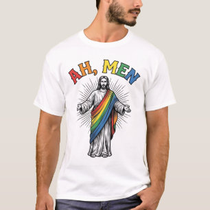 Ah Men Rainbow Religious Vintage T-Shirt