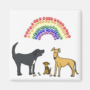 AH- Pups and Rainbow magnet