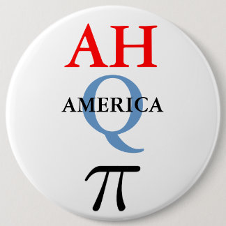AH Q PI AMERICA 6 CM ROUND BADGE