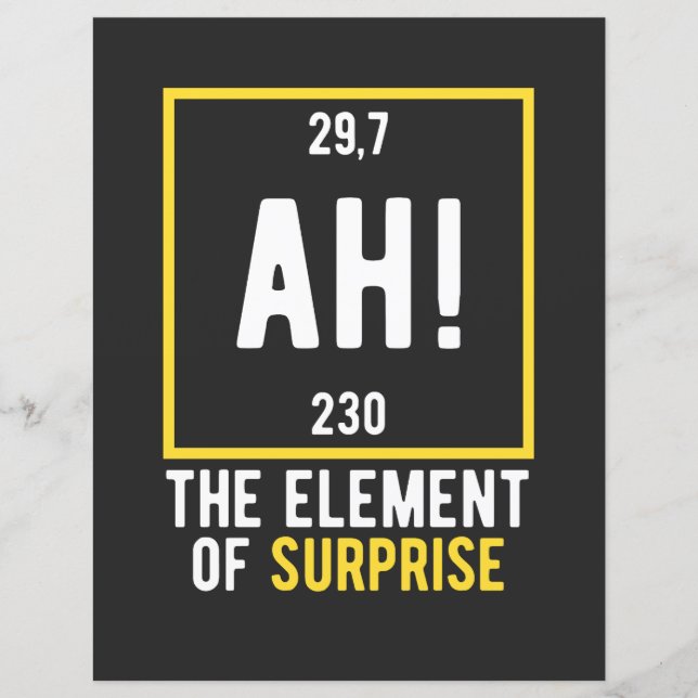 Ah The Element of Surprise (Front)