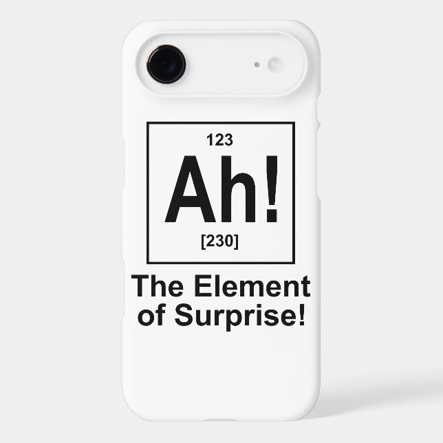 Ah! The Element of Surprise. Case-Mate iPhone Case (Back)