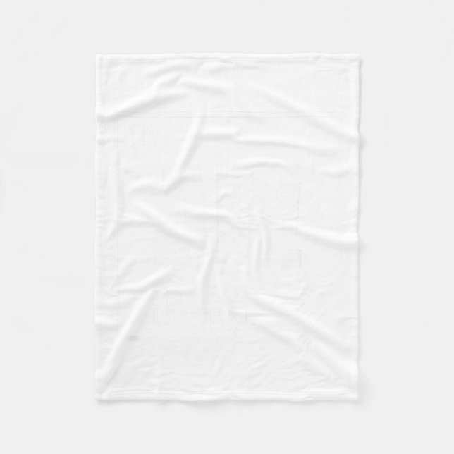 Ah The Element Of Surprise Funny Chemistry Science Fleece Blanket (Front)