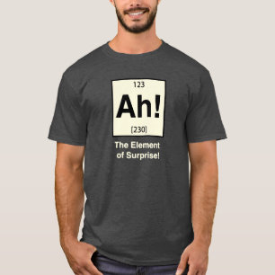 Ah the Element of Surprise Funny Geeky Shirt