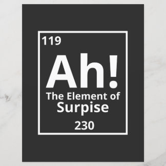 ah the element of surprise funny periodic table