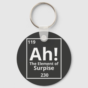 ah the element of surprise funny periodic table key ring