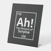 ah the element of surprise funny periodic table