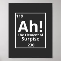 ah the element of surprise funny periodic table