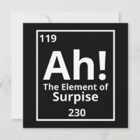 ah the element of surprise funny periodic table