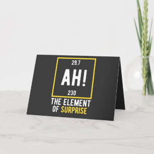 Ah The Element of Surprise Holiday Card