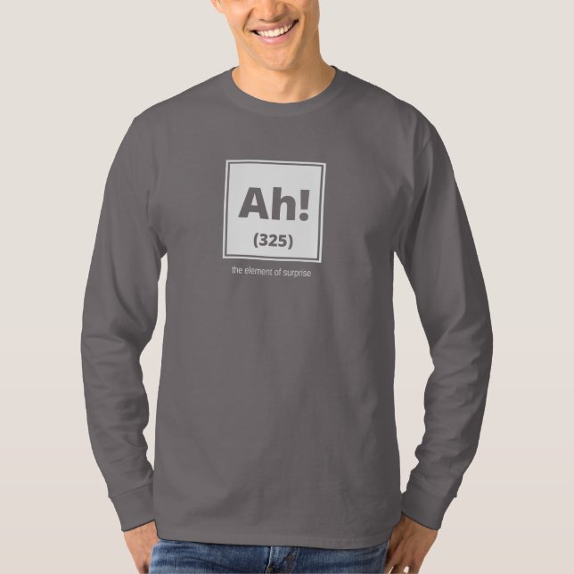 Ah!  The element of surprise - Men's Long Sleeve T-Shirt (Front)