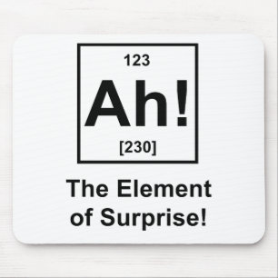 Ah! The Element of Surprise Mouse Mat