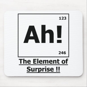 Ah ! The Element of Surprise Mousepad