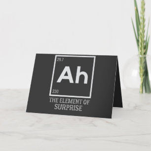 Ah the element of surprises holiday card