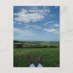 "Ah, this is the life" Postcard
